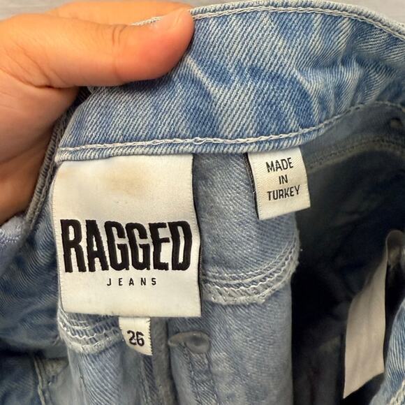 The Ragged Priest Light‎ Blue Straight Leg Combat Carpenter Denim Jeans 26" - Picture 7 of 8